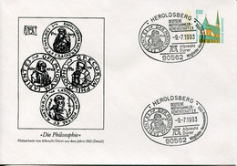 Germany Deutschland Postal Stationery - Cover - Altötting Design - Albrecht Dürer Wood Carving - Private Covers - Used