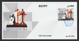 Egypt - 2022 - FDC - 30th Anniv. Egyptian - Armenian Diplomatic Relationships - Cartas