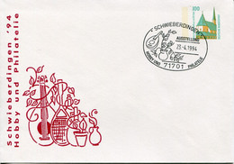 Germany Deutschland Postal Stationery - Cover - Altötting Design - Stamp Exhibition Schwieberdingen - Buste Private - Usati