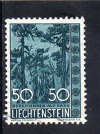 B - 1960 Lietchenstein - Alberi - Pino Silvestre - Gebraucht