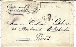 12-9-70 - Lettre D'un Garde Mobile à St DENIS  Pour Paris - ( Longue Lettre De 4 Pages ) - Krieg 1870