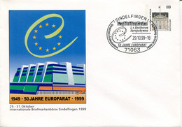Germany Deutschland Postal Stationery - Cover - Bellevue Design - European Council - Privatumschläge - Gebraucht