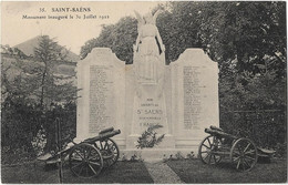 Delcampe - 76   Saint Saens  -  Monument  Inaugure  Le   30 Juillet 1922 - Saint Saens