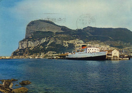 Gibraltar Ship M.V. " Mons Calpe " To Tangier Used 1962 - Gibraltar