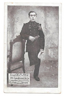 Ernest Delplancq 1 Er Premier Carabinier De La Louvière Victime De Son Devoir Non Circulée - Personen