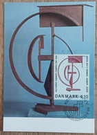 DANEMARK - CM 1988 - YT N°931 - ANNEE CULTURELLE FRANCE DANEMARK / ROBERT JACOBSEN - Tarjetas – Máximo