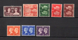Gran Bretaña  1937-40 .-   Y&T   Nº  223-225-227/232 - Used Stamps