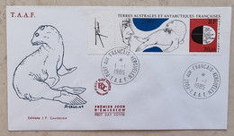 TAAF Mammiferes Marins, Yvert  PA 89  FDC Enveloppe 1 Er Jour. - Sonstige & Ohne Zuordnung