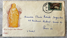 Turquie - Courrier Du 18/04/1954 - Départ Pana...Arrivée Paris - Storia Postale