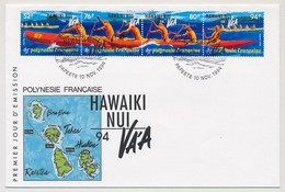 Polynésie Française - FDC - Hawaiki Nui 1994 - Papeete 10 Nov 1994 - FDC