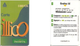 Recharge GSM Côte D'Ivoire Ivoiris Illico 5000F, Série 1020xxxxxxx - Ivoorkust