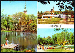 F7473 - TOP Neuzelle - Freibad Kinderkrippe - Verlag Bild Und Heimat Reichebach - Neuzelle