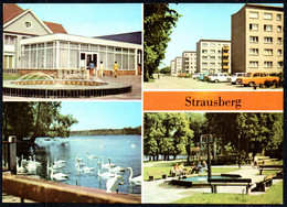 F7475 - TOP Strausberg - Haus Der NVA Schwimmhalle Neubauten - Verlag Bild Und Heimat Reichebach - Strausberg