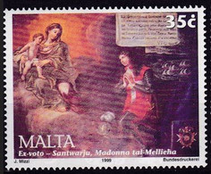 1999 Malta  Mi:  1097 / Y&T: 1071 **  Natale / Christmas / Weihnachten / Milied. Madonna Tal-Mellieha - Malte