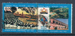 °°° INDIA - Y&T N°1352/53 - 1997 °°° - Usados