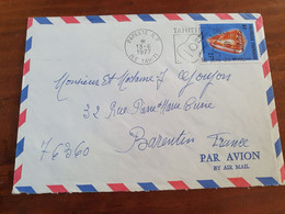 Polynésie - Enveloppe De Papeete Pour La France En 1977 - M 77 - Covers & Documents