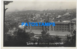 186246 CHILE CONCEPCION LICEO DE HOMBRE VISTA PARCIAL POSTAL POSTCARD - Chili