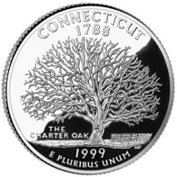 ESTADOS UNIDOS - 1/4 Dolar CONNECTICUT 1999 - Sammlungen