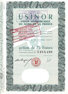 - USINOR - Union Sidérurgique Du Nord De La France - Industrie