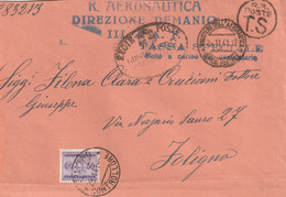 LETTERA 1941 SEGNATASSE C.50 TIMBRO MINISTERO AEREONAUTICA -CONTROLLORE  (RY7237 - Postage Due