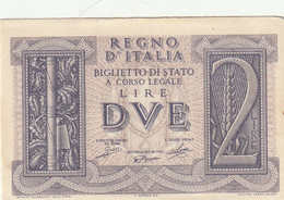 BANCONOTA BIGLIETTO DI STATO ITALIA 1 LIRA UNC (RY7456 - Regno D'Italia – 1 Lire