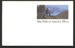 USA UX118 Postal Card TAKE PRIDE Mint 1987 - 1981-00