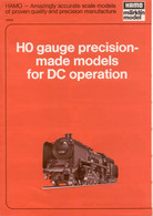 Catalogue HAMO MÄRKLIN 1978 HO For DC Operation - Englische Ausgabe - Anglais