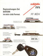 Catalogue MÄRKLIN 1991 Regionalwagen-Set In Mini-club Format - Spur Z - Duits
