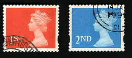 1997 Queen Elisabeth II Michel GB 1688 - 1689 Stamp Number GB MH308 - 309 Yvert Et Tellier GB 1946 - 1947 - Gebraucht