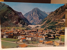 Delcampe - Cartolina Entraque Prov Cuneo  Valle Gesso Panorama, Diga Di Piastra 1979 - Cuneo
