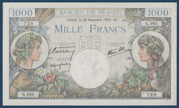 France Billets, 1000 Francs, 28 Novembre 1940 AE ''Commerce Et Industrie'' NEUF Superbe ! - 1 000 F 1940-1944 ''Commerce Et Industrie''