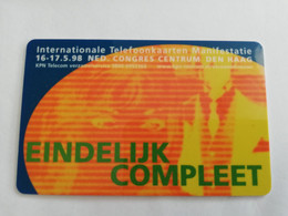 NETHERLANDS  PREPAID  KPN TELECOM  / INT TELEFOONKAART MANIFEST/EINDELIJK COMPLEET    5 UNITS    MINT CARD    ** 9520** - Unclassified