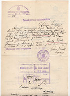 1928. KINGDOM OF SHS, SLOVENIA, DONJA LENDAVA DOCUMENT - Historical Documents