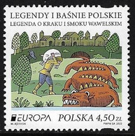 POLONIA /POLAND /POLEN /POLSKA /POLOGNE  -EUROPA 2022-"LEYENDAS Y MITOS".- SERIE De 1 V. -N - 2022