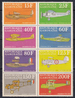 Gabon 1970 Airmail Mi#378-385 Mint Never Hinged Kleinbogen - Gabun (1960-...)