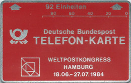 GERMANY : TF04 FRANKFURT 92u Weltpost HAMBURG USED - Precursores