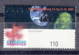 Germany 2000 EXPO Mi#2130 Mint Never Hinged - Ungebraucht