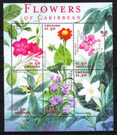 Grenada 2000 Flowers Mi#4541-4546 Mint Never Hinged Kleinbogen - Grenade (1974-...)