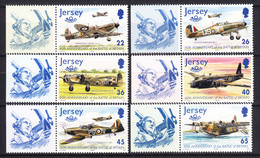 Great Britain Jersey 2000 Airplanes Mi#951-956 Mint Never Hinged - Jersey