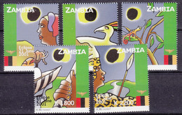 Zambia 2001 Mi#1285-1289 Mint Never Hinged - Zambia (1965-...)