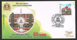 India 2022 Sainik School Bhubaneswar, Indian Army, Navy, Air Force, Ministry Of Defence ,Special Cover  (**) Inde Indien - Covers & Documents