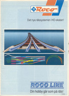 Catalogue ROCO LINE 1989 Det Nya Rälssystemet I HO-skalan Schwedische Ausgabe - En Suédois - Andere