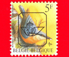 BELGIO - Usato - 1992 - Uccelli Di Buzin - Picchio Muratore - Sitta Europaea - Preannullato - 5 - Typo Precancels 1986-96 (Birds)