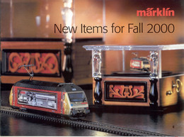 Catalogue MÄRKLIN 2000 New Items For Fall 2000  Scale HO 1 Z - Engels