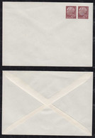 BRD Bund 1954 Heuss 2x25Pf Privat Ganzsache Umschlag PU12 ** - Enveloppes Privées - Neuves