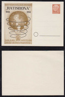 BRD Bund 1954 Heuss 4Pf Privat Ganzsache Postkarte PP5 ** Regensburg - Privé Postkaarten - Ongebruikt