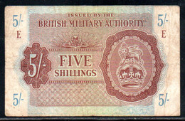 659-GB Militaire 5 Shillings 1943 E - British Military Authority