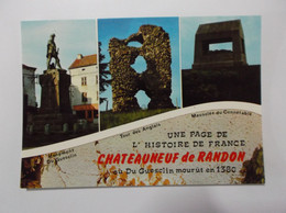 CHATEAUNEUF DE RANDON  "une Page De L'Histoire De FRANCE..."  Multivues - Chateauneuf De Randon