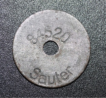 Jeton D'atelier Ou D'usine Uniface "Sauter / 84520"  Grindelwald (Suisse) - Factory Token - Professionals / Firms