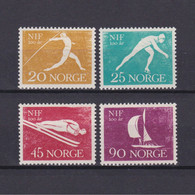 NORWAY 1961, Mi#  452-455, Norwegian Sports, Ships, MNH - Otros